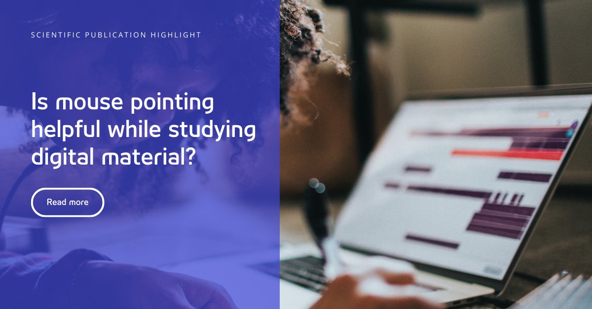 TobiiTechnology's tweet image. 🖱️Does mouse pointing help while studying digital material? Learn how researchers from the @erasmusuni and the @UOW found the answer by analyzing #eyetracking data🧐 ow.ly/nvi750Pgb5J

#TobiiProFusion #TobiiProLab