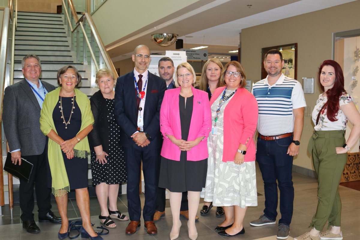 Thank you to Minister of Health <a href="/SylviaJonesMPP/">Sylvia Jones</a> for visiting SMGH &amp; <a href="/grhospitalkw/">Grand River Hospital</a> to see first-hand the innovative and lifesaving care being delivered to patients locally by our incredible teams. 

Together, we will continue to build the future of healthcare in our community.