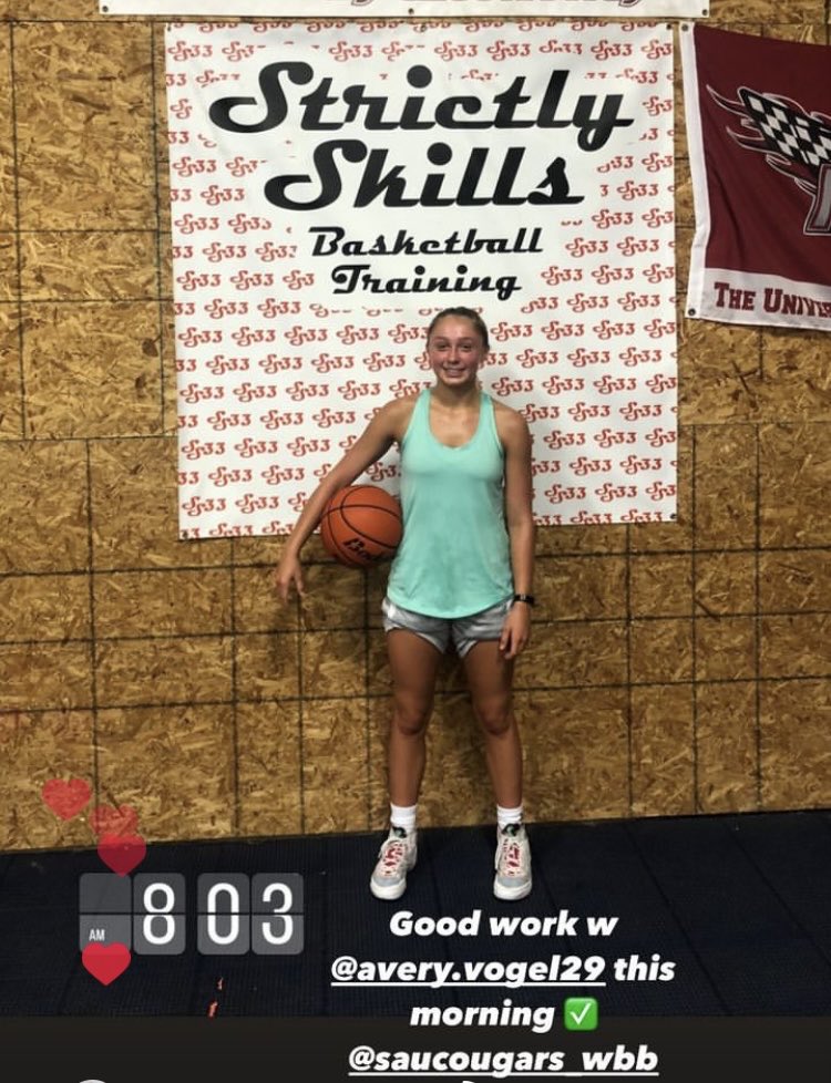 Early morning work with ⁦<a href="/SAUCougarsWBB/">Spring Arbor Women's Basketball</a>⁩ 
Avery Vogel #SS33 
⁦<a href="/PrepGirlsHoops/">Prep Girls Hoops 🏀</a>⁩ 
⁦<a href="/PGHMichigan/">Prep Girls Hoops Michigan</a>⁩