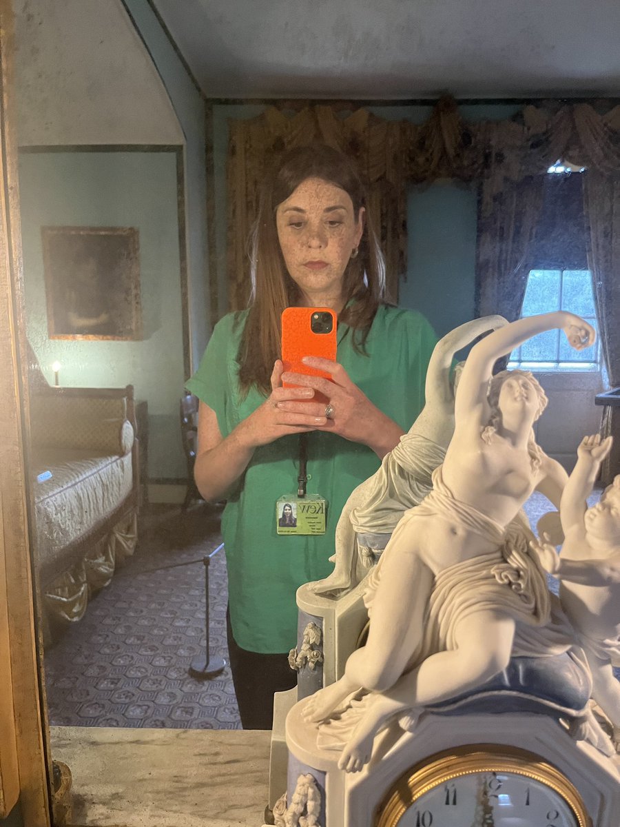 rachmackay's tweet photo. Nice to wander round @KewPalace today and spend time with some old favourites (#ghostmirror, Ole Waxy) and some fab new objects! https://t.co/kytmvB6lo6