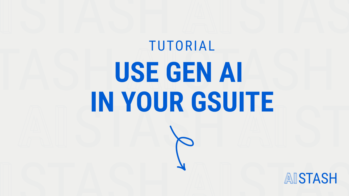 ai_stash's tweet photo. Supercharge your Google Suite with native Generative AI 🚀

In this quick tutorial, we will explain you how to access Duet AI, the new AI by Google!

🧵 🧵 

#aitools #aitutorial #aitips https://t.co/LFWh7KCQYN