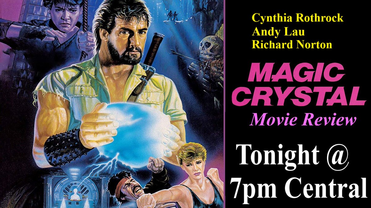 RealDrVenkman's tweet photo. LIVE @ 7pm Central Tonight on Xtreme Movie Show
https://t.co/MJkZjp1MeQ
#MovieReview #cynthiarothrock #martialarts #hongkong #80s #80smovies #MagicCrystal #review #Hongkongactionfilm #actionmovie #fantasy #comedy #sciencefiction @MartialArtFlick @DVD_Daddy @MartialArtsFC https://t.co/y7YNAT6B48