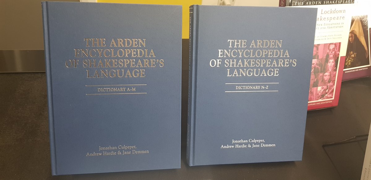 All set up at #BSA2023 <a href="/BSA_Conference/">British Shakespeare Association 2025 Conference</a> in Liverpool! Lots of books on Re-locating Shakespeare across the world in adaptation and translation. Come to the stand and get a sneak preview of the forthcoming Arden Encyclopedia of Shakespeare's Language... <a href="/j_culpeper/">Jonathan Culpeper</a> <a href="/ShakespeareLang/">Encyclopedia of Shakespeare’s Language Project</a>