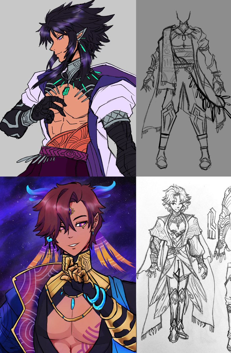 alsvastoria's tweet photo. My progress with #characterdesign on Alsvastoria, my main OC, has been a very very arduous painful and long journey, here are just a few pieces Ive made along the way of him. What do you all think? https://t.co/AjV2mLMbYK