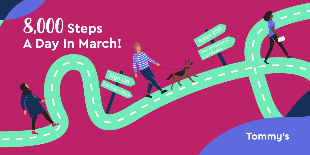 givepanel's tweet photo. 🚶‍♀️STEP this way to witness @tommys first ever FB Challenge! 

Funding vital research into prematurity, miscarriage, &amp; stillbirth, they harnessed social media for fundraising success 🤝💙

Read the incredible impact of 8,000 Steps a Day in March 👉 https://t.co/f5bDuxyQNs https://t.co/Fu1O7cT26D