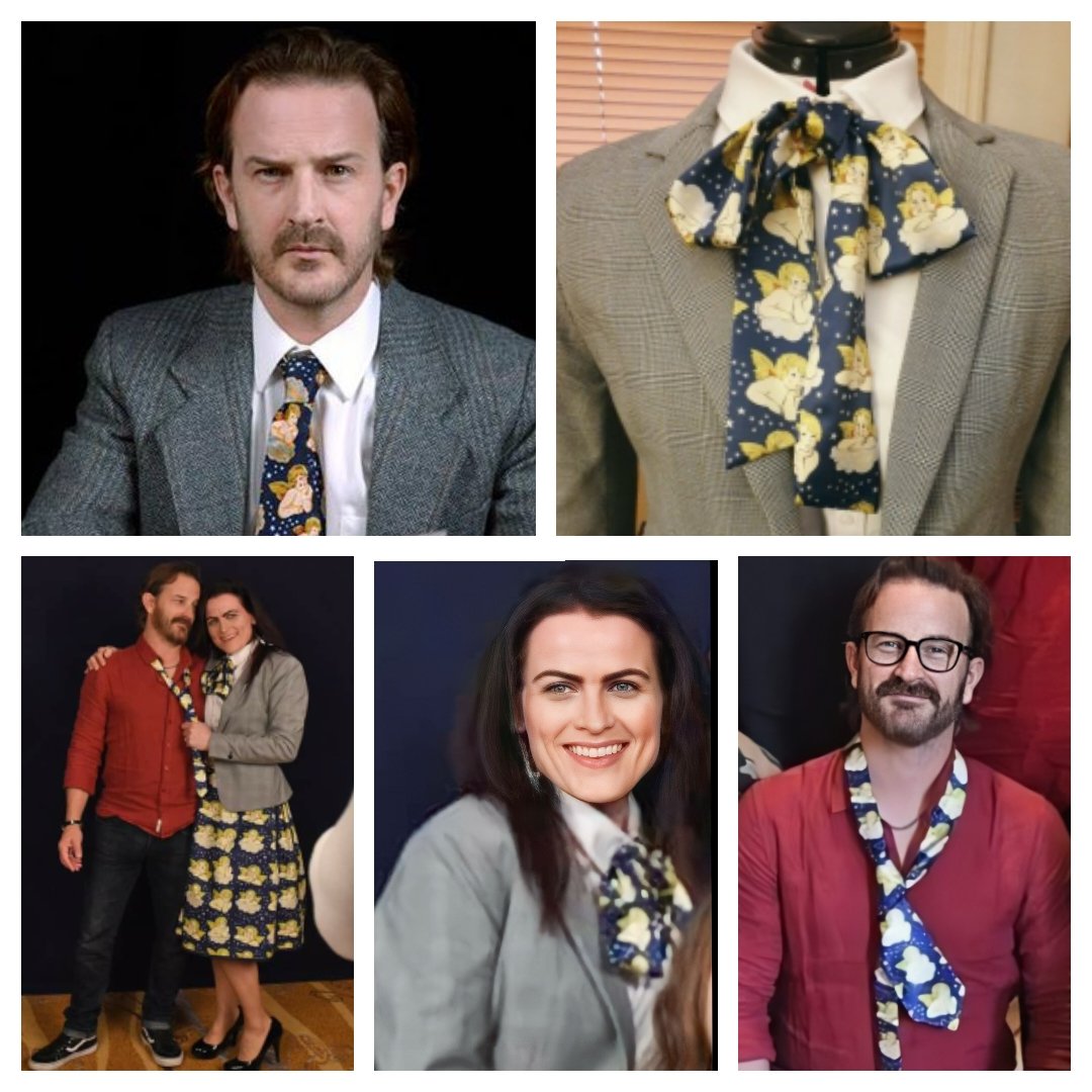rainmakercraft's tweet photo. My take on @dicksp8jr's @HillywoodShow parody news reader. With a matching tie for Richard.
#NationalThreadTheNeedleDay https://t.co/XXpofDRJFr