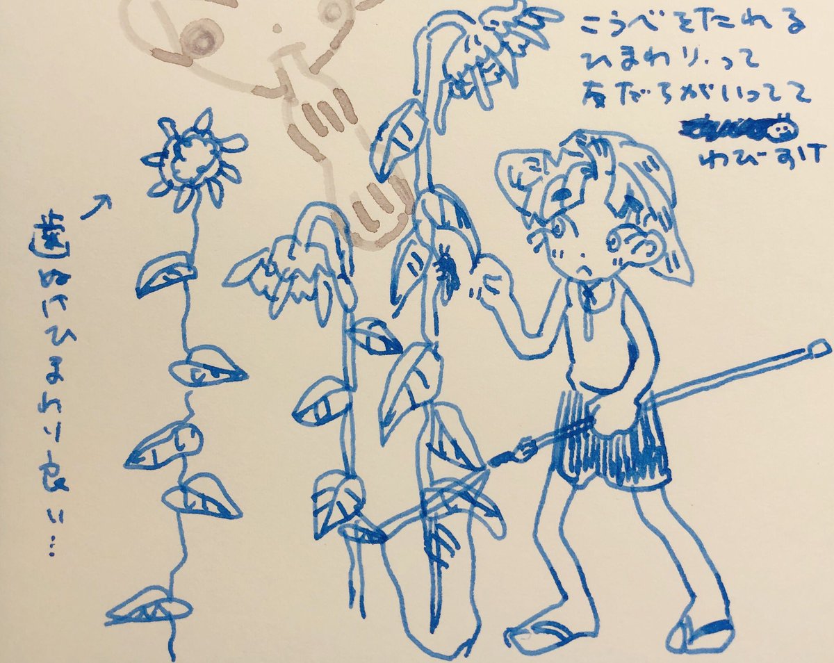 ひまわりと竹谷🌻現パロ少年