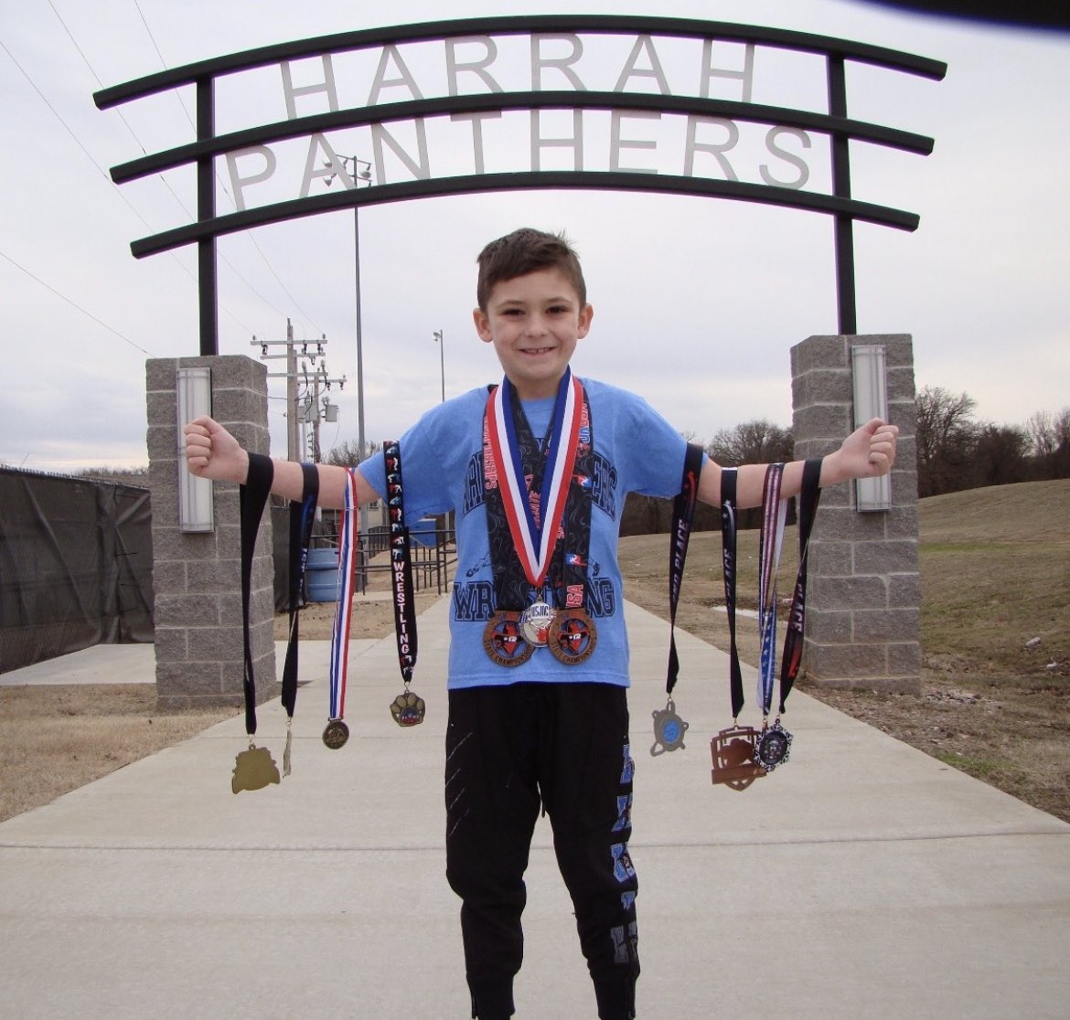 JoeyHouck8's tweet photo. @JaceAllspaugh turned 10 today. This young man has been through it, and continues to thrive! He is the epitome of hard work! So proud of you, Jace! Nana and Paw Paw love you! @KAllspaugh @QBimpact https://t.co/l54oJNr40h