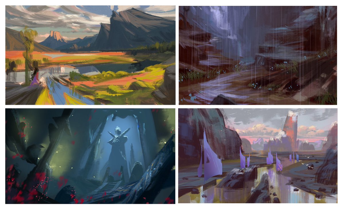 Some 1 hr studies from @NathanFowkesArt workout series on schoolism :)