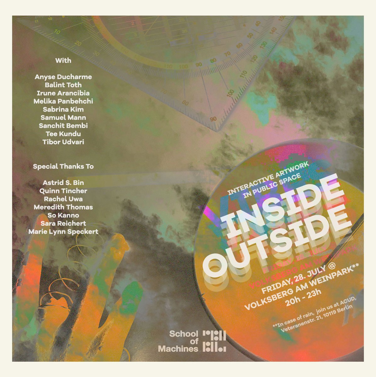 Join us for our show this Friday, 28. July, Interactive Art in Public Space in Berlin Mitte!