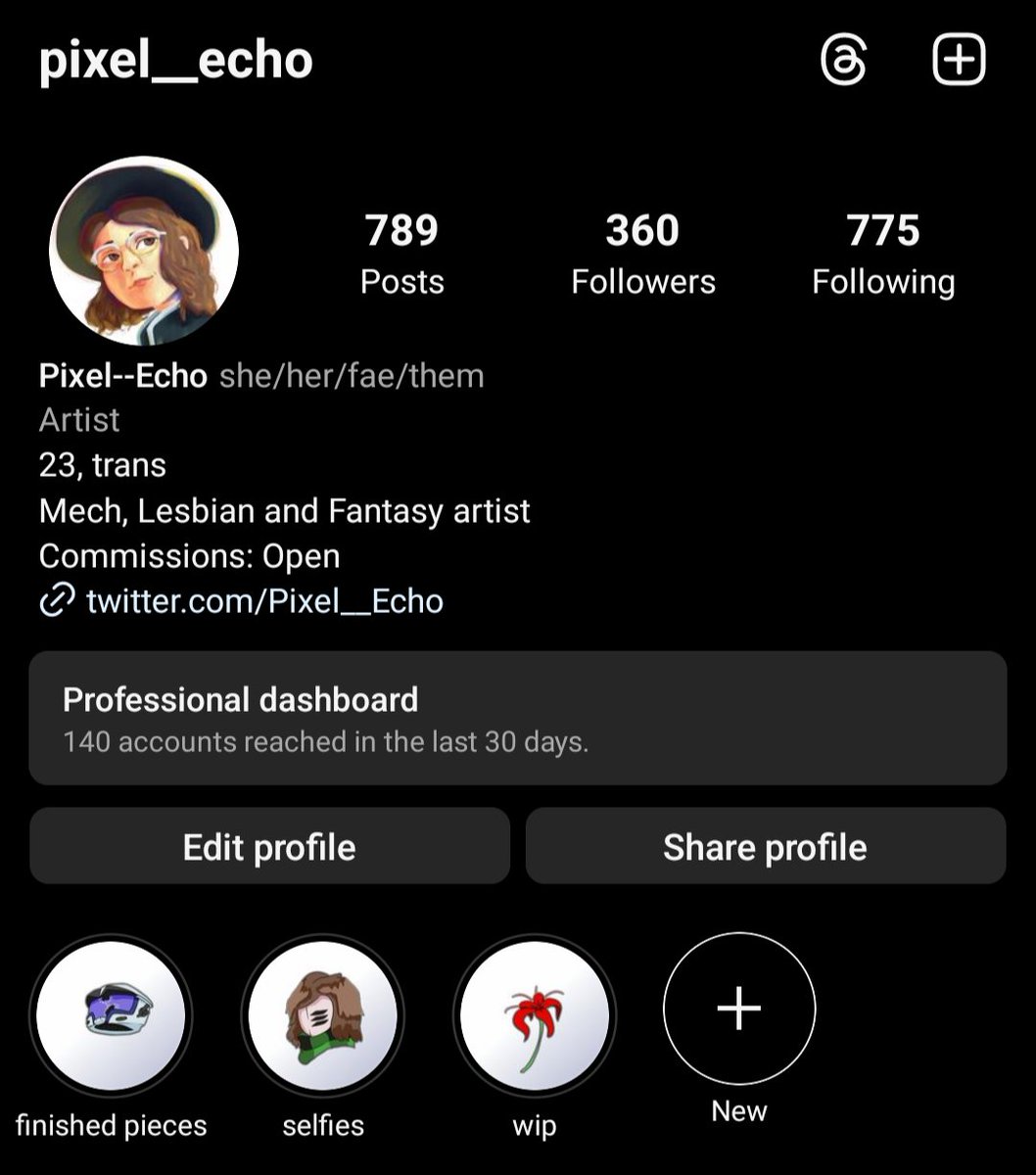 If you didn't notice I jumped ship weeks ago.
you can honestly find me anywhere if you just type Pixel--Echo (or pixel__echo).
Tumblr is where youll find me most of the time.
Instagram is an archive of all my art.

not too keen on everything else but ill try.
