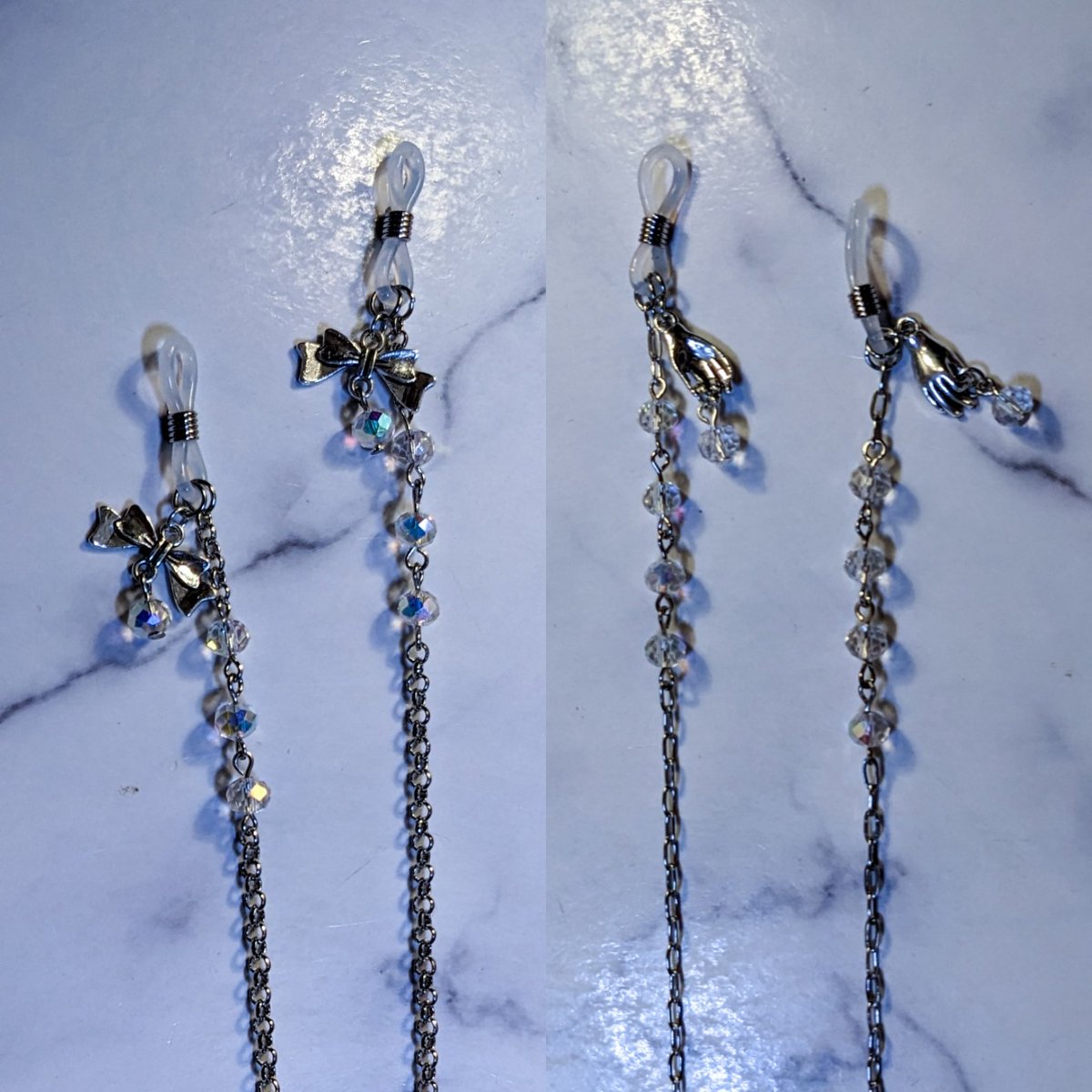twinklebat_kc's tweet photo. I've made a ton more glasses chains the past couple of days!!! I'm so so into these right now. they'll all be out at next sundays art garden! https://t.co/5X5HNFsEwo