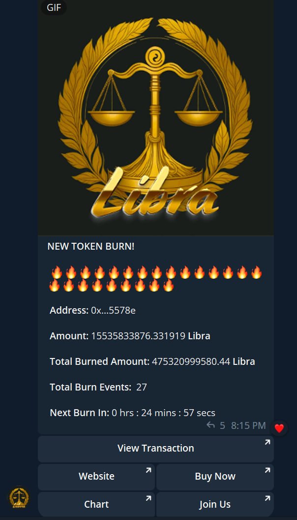 libratokenerc's tweet photo. 38k$ worth of libra tokens or forever burned! 

this is what we are talking about when we say revolutionizing tokenomics! $LIBRA $ETH 

https://t.co/T7Yu0APhQQ https://t.co/66hPMECvnc