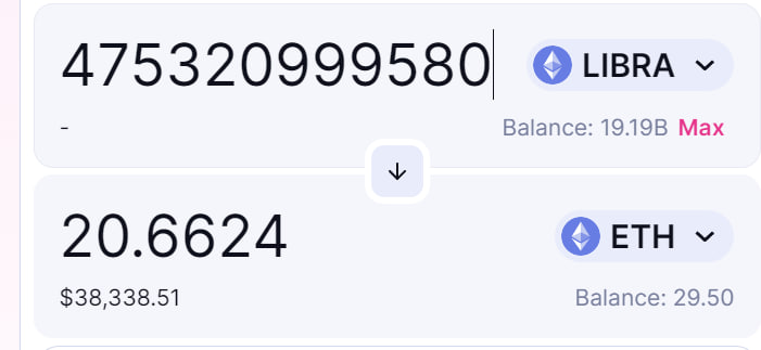 libratokenerc's tweet photo. 38k$ worth of libra tokens or forever burned! 

this is what we are talking about when we say revolutionizing tokenomics! $LIBRA $ETH 

https://t.co/T7Yu0APhQQ https://t.co/66hPMECvnc