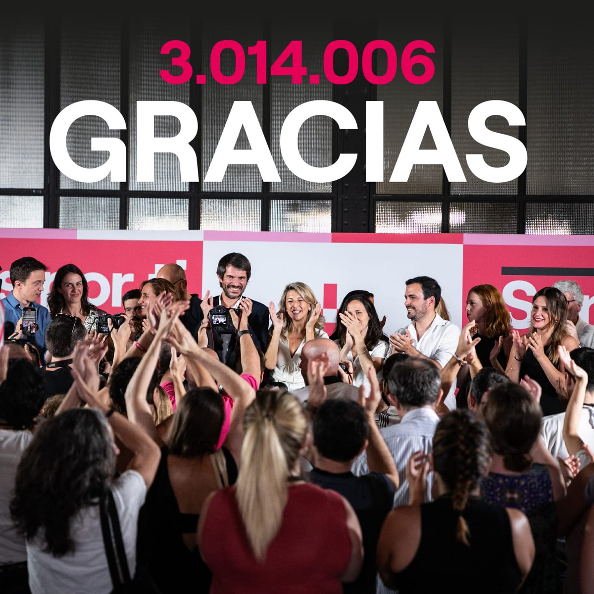 yolanda_ooc's tweet photo. Y la esperanza venció al miedo. Tres millones de gracias 🩷 https://t.co/UZaibj9DwV