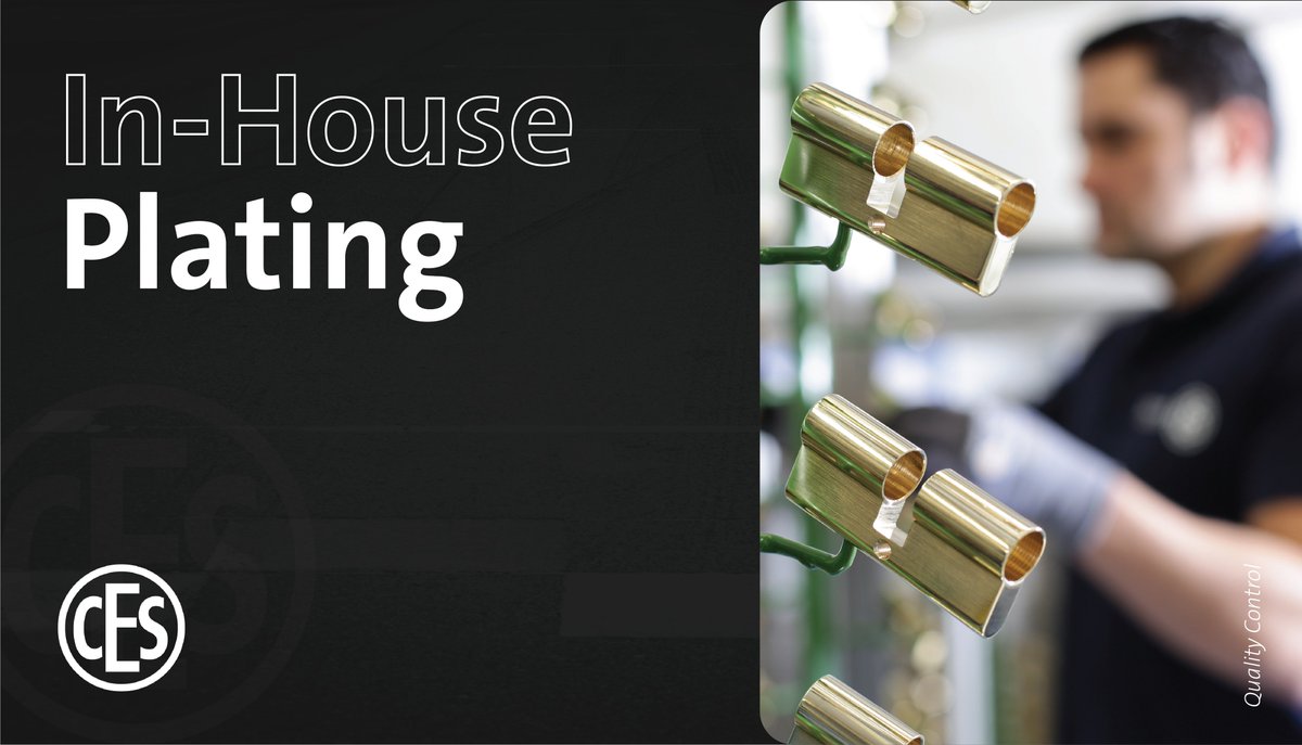 CESwecan's tweet photo. When delivering products with architectural finishes, microscopic accuracy of application is required for the security and durability of the products to be retained.
We deliver plated products to our high standards of precision and quality.
#inhousefinishing #securitysystems https://t.co/ofC9GjS9qC