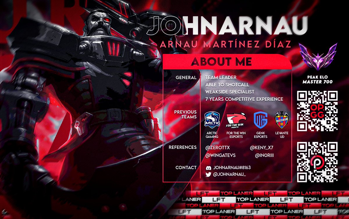 With the end of this split, I want to announce that I am LFT  for the upcoming season, mainly interested in ERLs but open to all types of offers. I can provide my POVs  from all my official matches to showcase what I bring to a team. 
RT appreciated 💚