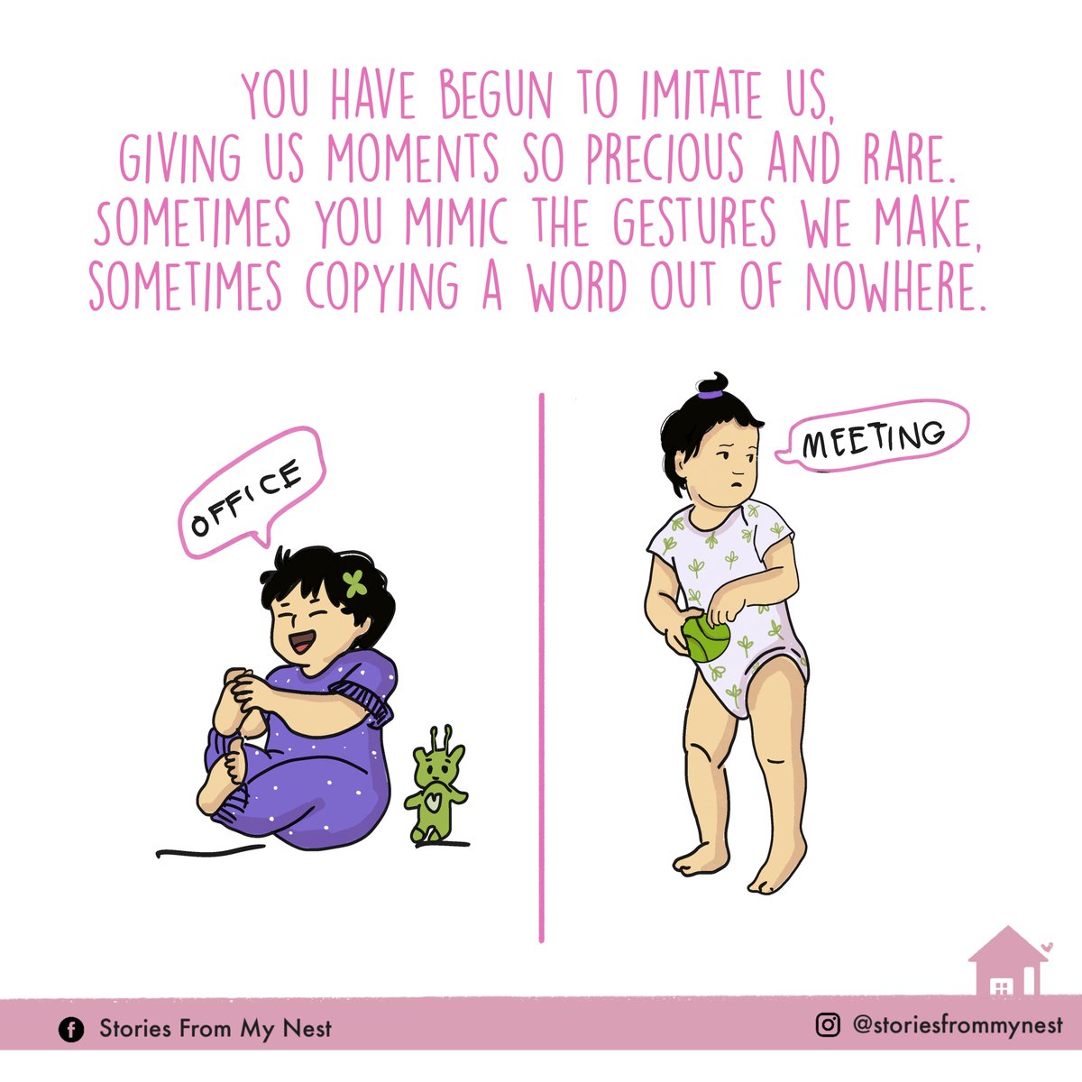 DreamerDisha's tweet photo. Every word is so cute, when it comes from you baby :)

#parenting #fatherhood #motherhood #newborn #newmom #newdad #newbornbaby #parentlife #poems #firstwords #babytalk #babymilestones https://t.co/v5hN3hJfaZ