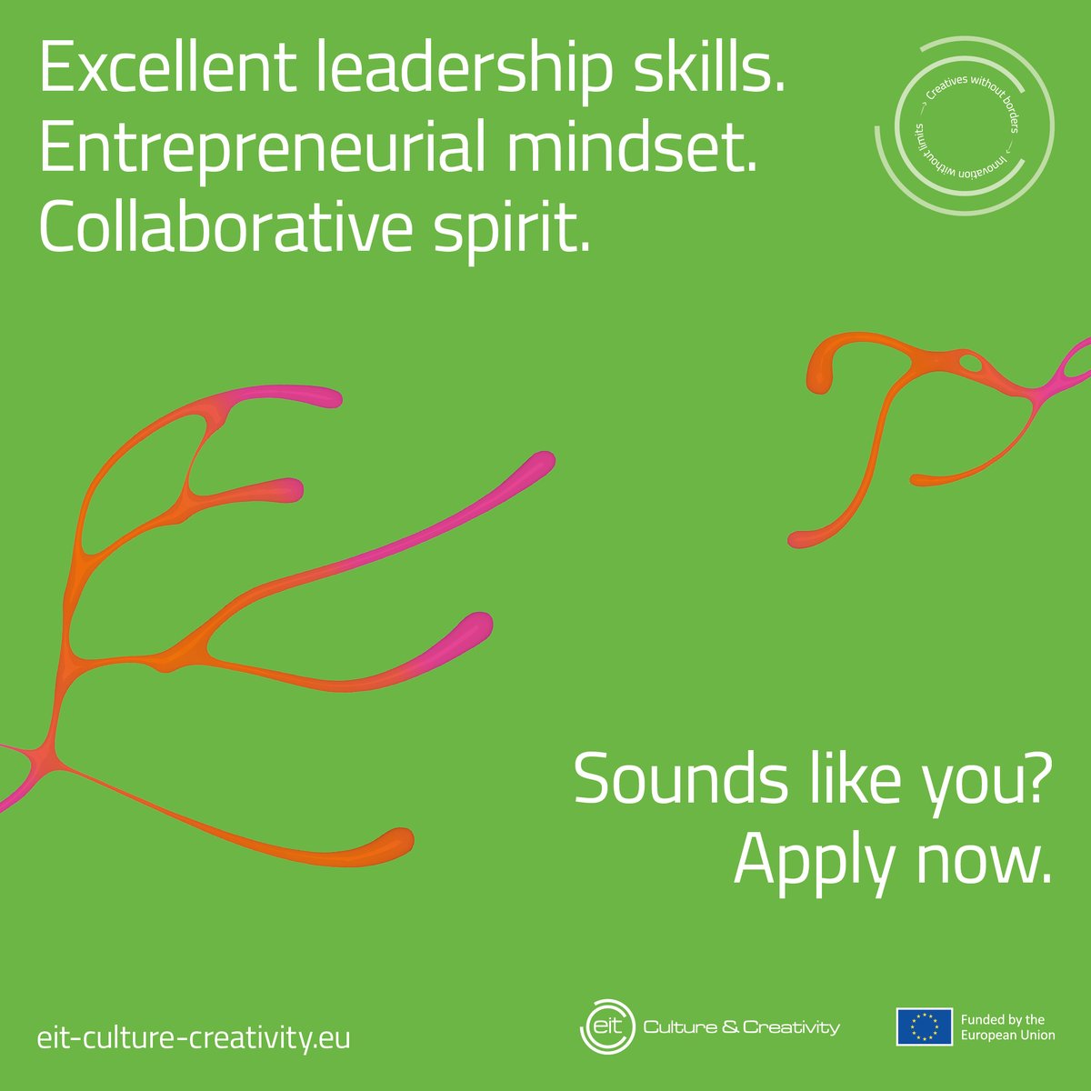 📢 We're looking to #hire 3 Co-Location Centre (CLC) Directors with:

👥excellent #leadership skills
🗣️#collaborative spirit
🧬#entrepreneurial mindset

to represent &amp; #manage the transnational #regions of our CLCs in Amsterdam, Helsinki &amp; Kosice.
#job

👉 eit-culture-creativity.eu/openpositions
