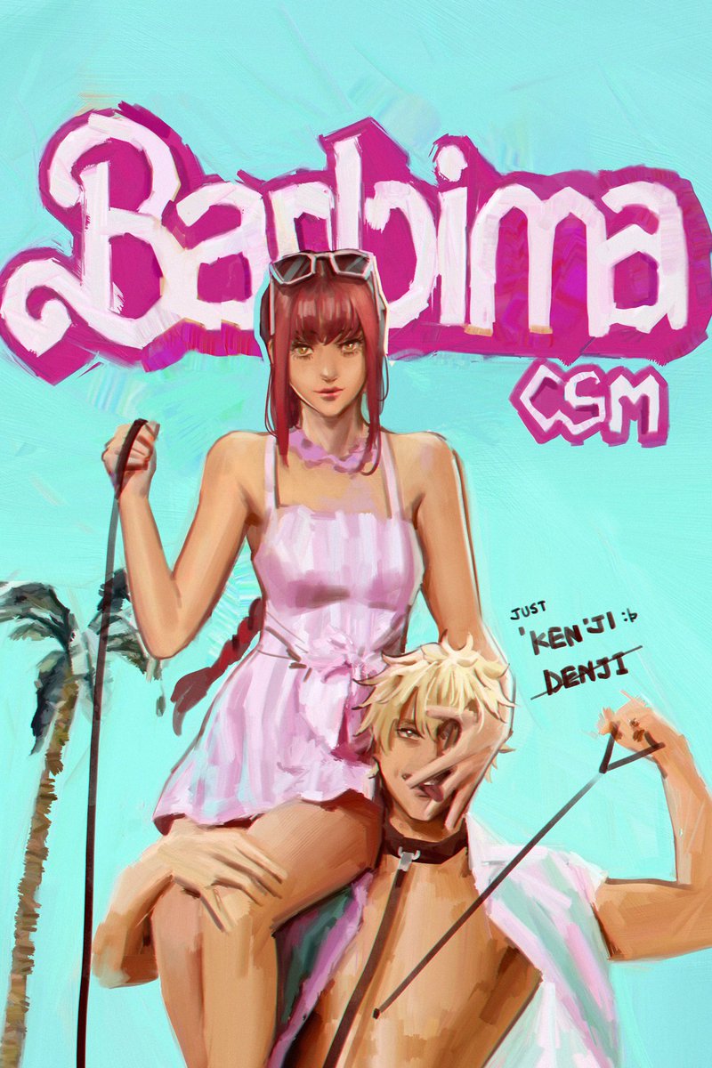 feedmetrash's tweet image. Barbima and Kenji #chainsawman