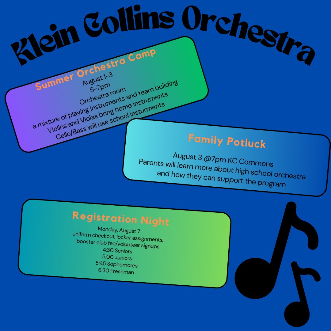 Looking forward to KC orchestra events in August!