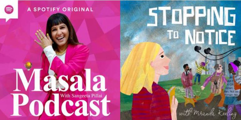 Thrilled to see @MirandaKeeling #StoppingtoNotice and @Soul_Sutras #MasalaPodcast shortlisted for #BritishPodcastAwards in the Wellbeing and Interview / Editor’s Choice ‘Specialist’ categories!

Listeners’ Choice award votes are open until September 5th

britishpodcastawards.com/shortlist-2023