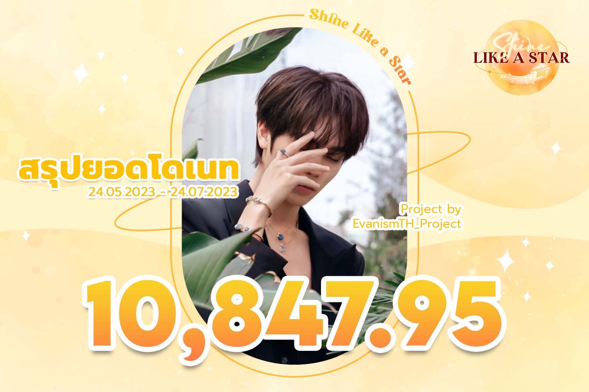 evanismth's tweet image. 🎉 สรุปยอดโดเนทโปรเจค #LinYanjun 28th Birthday in 2023 🩵

ระยะเวลา : 24/05/2023 - 24/07/2023
ยอดรวม : 10,847.95 บาท

ขอขอบคุณทุกคนที่ร่วมโดเนท แล้วพวกเราจะมาอัพเดทความคืบหน้าโปรเจคเร็วๆ นี้ แน่นอนจ้า ✨

#ShineLikeAStar
#林彦俊 #EvanLin