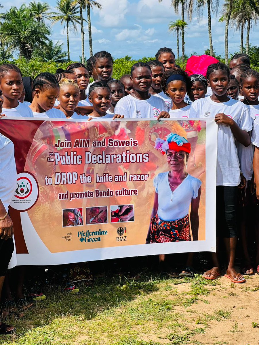 ForumHarmful's tweet photo. It was a memorable day to witness the "Declaration of Sowies to lay down FGM initiation tools in Thumba Village. The Forum Against Harmful Practices graced the occasion to support @turayneneh –AIM and express their joy for this great milestone. Big Win!✊🏿 https://t.co/1Nk90cXNEd