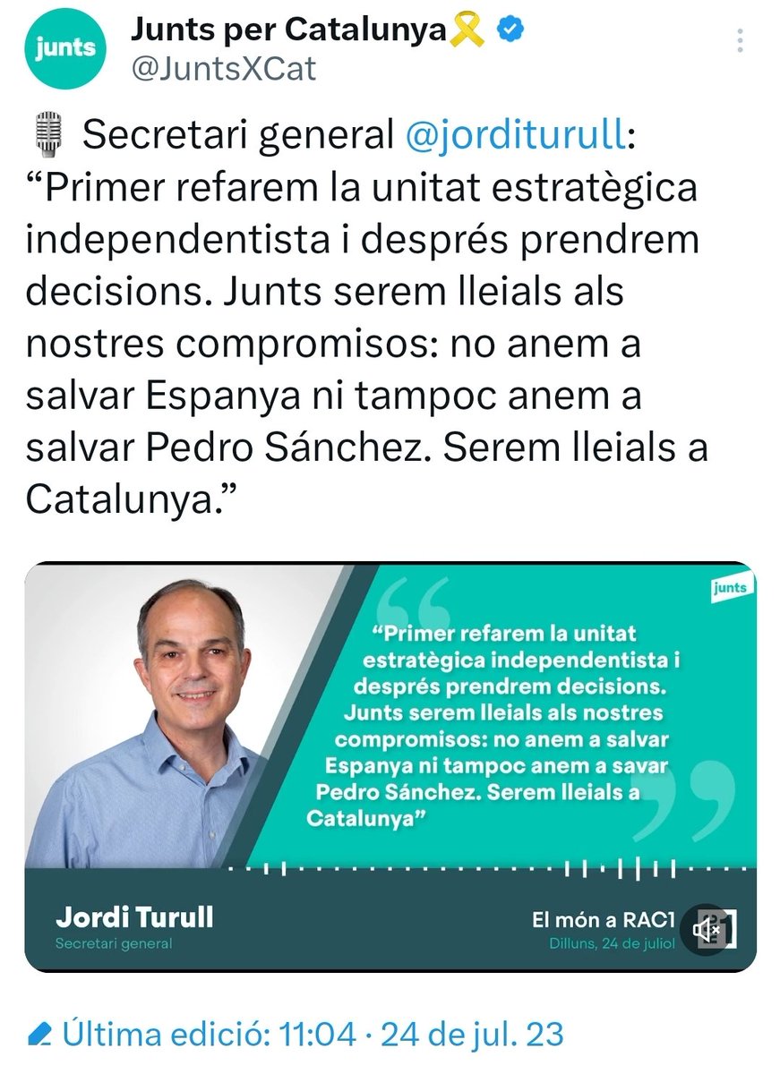 pep_rovira_cat's tweet image. Mentre els líders de @JuntsXCat parlen de refer la unitat estratègica de l'independentisme (entesa sempre com que ERC ha d fer el que diem nosaltres), els seus trolls més actius fan crides a "enfonsar" ERC. Això no té remei, perquè ERC no tornarà a ser la minyona dels convergents