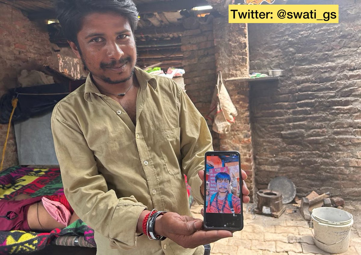 swati_gs's tweet photo. I recently met Sukhdev, a migrant from Pakistan, who undertook #KanwarYatra this year. He spent months of savings on the trip, combining visits to Yamunotri, Gangotri, Kedarnath and Badrinath with Haridwar

It was the farthest he had travelled after migrating to India in 2013

I asked him his reasons for undertaking the yatra, Sukhdev said he found it liberating. “It was like breaking shackles. We don’t get to travel as freely in Pakistan,” he said

Walking with thousands of kanwariyas, Sukhdev felt he was truly a part of India. “Not just physically, but also culturally”