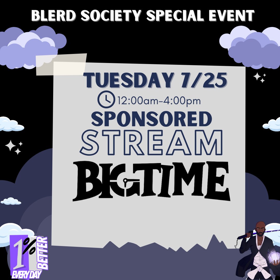 BrandynLeveling's tweet photo. This is my 1st paid stream as content creator! I REPEAT! THIS IS MY 1ST PAID STREAM AS CONTENT CREATOR! 3 things u can do to help me today!
1. Pull up to the stream (lurk, cause chaos, or w/e U like!
2. Share this!
3. If you have pc, get access to the game via me in stream! https://t.co/PXSBrFJyKU