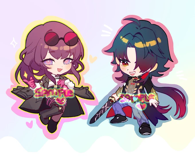 Kafka and Blade charms 