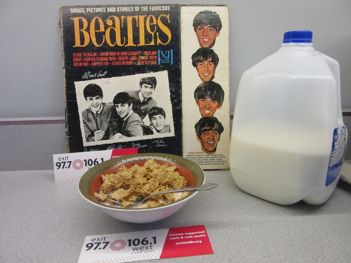 WEXTJoyce's tweet photo. #BreakfastWithTheBeatles join us in the 7am hour weekdays On #wext for a set of Beatles tunes to get your morning started. @WEXTRadio 97.7 and 106.1 and streaming everywhere across the universe! https://t.co/GvLtgUVDVn