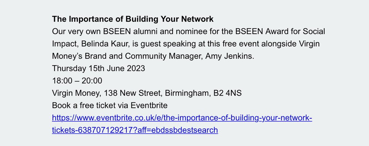 belindakaurs_'s tweet photo. I literally came across this on an old email account that I haven’t used in years to find out I was nominated for an award by Birmingham universities for Social Impact… and I had no clue.

Thank you @b_seen 😊 https://t.co/vMkkeb6RDQ