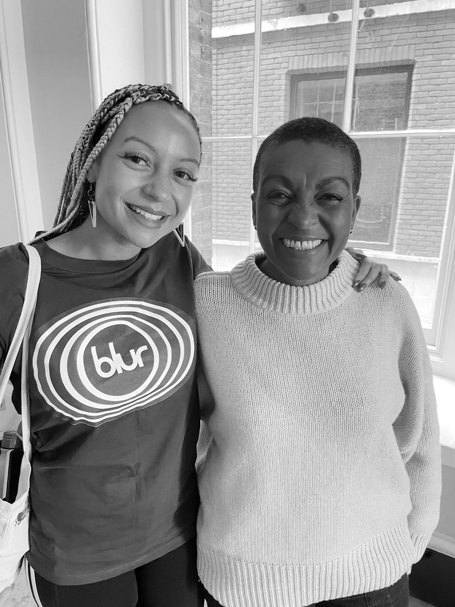 GoAddo's tweet image. Brief encounter , @ChantelleJLewis bumped into the  legendary 
@andoh_adjoa  💙