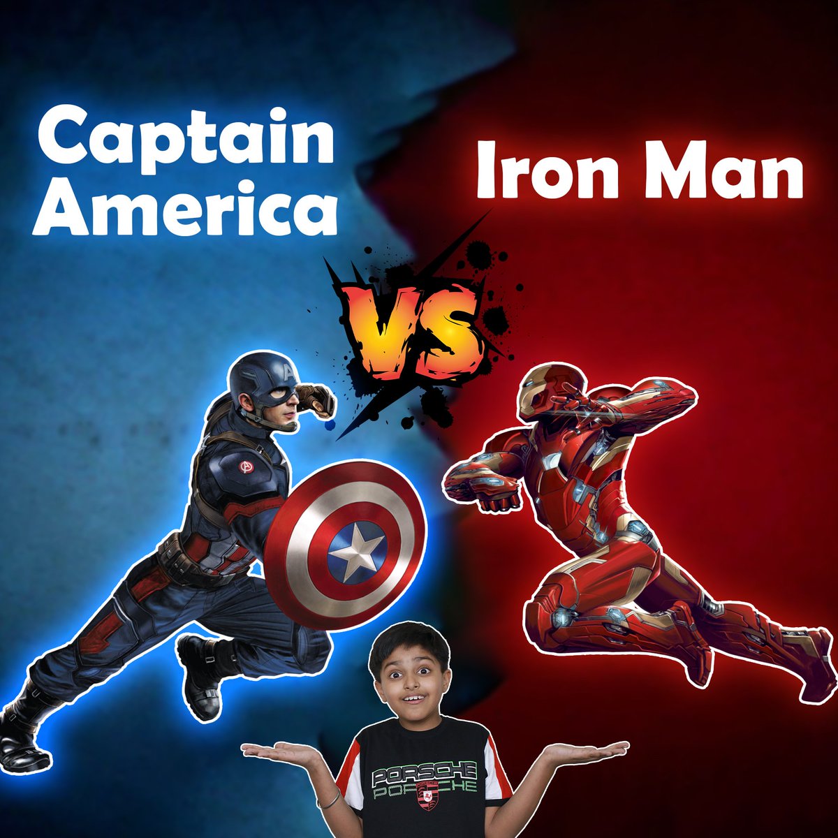 SparshHacks's tweet photo. Who is better - Captain America OR Iron man ?? 
Watch video to know more 👉 https://t.co/grr3STXsb3
 #sparshhacks #avengers @yiutube @YTCreatorsIndia https://t.co/cRGeyzSKOk