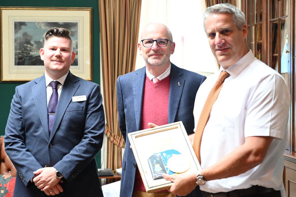 GO_ASHT's tweet photo. 👏Congrats to David Butler-Trump and the team for his successful 3-week deployment as OTPA in St Helena. They provided essential training, inspection and support to HM Prison Service and helped advance the new prison build project. #OTJP #CSSF #FCDO #StHelena https://t.co/6vxVCxlprS