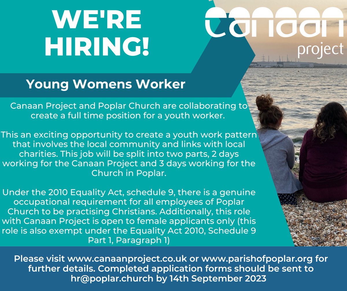 We're hiring! Check out our website for more details!  #youthwork #youngwomen #partnership