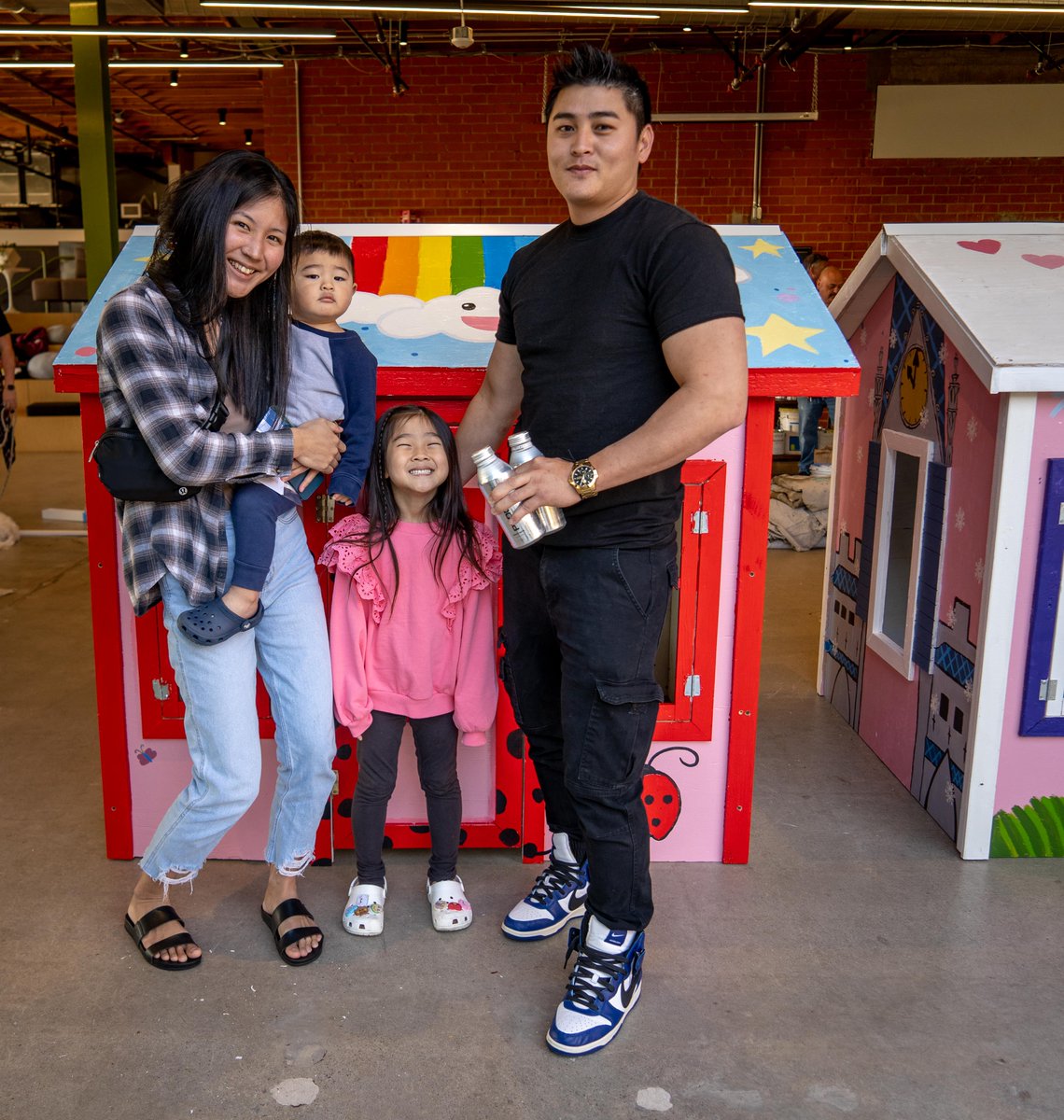 We've had some incredible playhouse builds this year and Procore was no exception! Each playhouse built  help us build real, affordable homes for families in Ventura County -- and three military families received playhouses for their children!