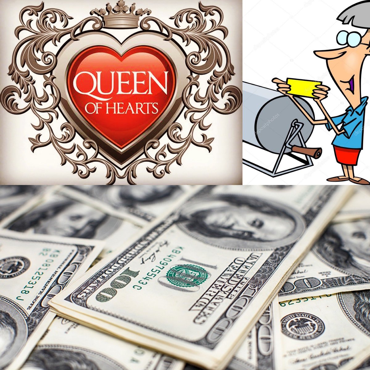 RustyBarrel's tweet photo. ❤️❤️❤️Week #27. Halfway through the board tonight!! Jackpot nearing $16,000!! Drawing tonight at 8pm. Tickets just $1 each, no limit!! Come grab your chance at some cold hard cash!!! 💰🤑💵 #QueenOfHearts #bestwings #bestburger https://t.co/DW9II8lu3D