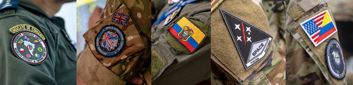 UKSpaceCmd's tweet photo. A coalition space team has made history by executing the first-ever defensive space control operation in @Southcom's history.

The exercise, held in Colombia and Peru, incorporated two US military combatant commands, two US military branches and eight nations, including the UK. https://t.co/TzReLHpSWF
