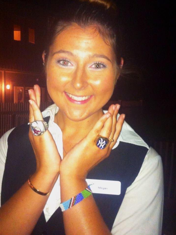 ItsMegatron_'s tweet image. As the countdown to #FINY continues, here’s a once-in-a-lifetime moment. How many people can say they’ve worn BOTH a Yankees &amp;amp; Red Sox World Series ring at the same time?