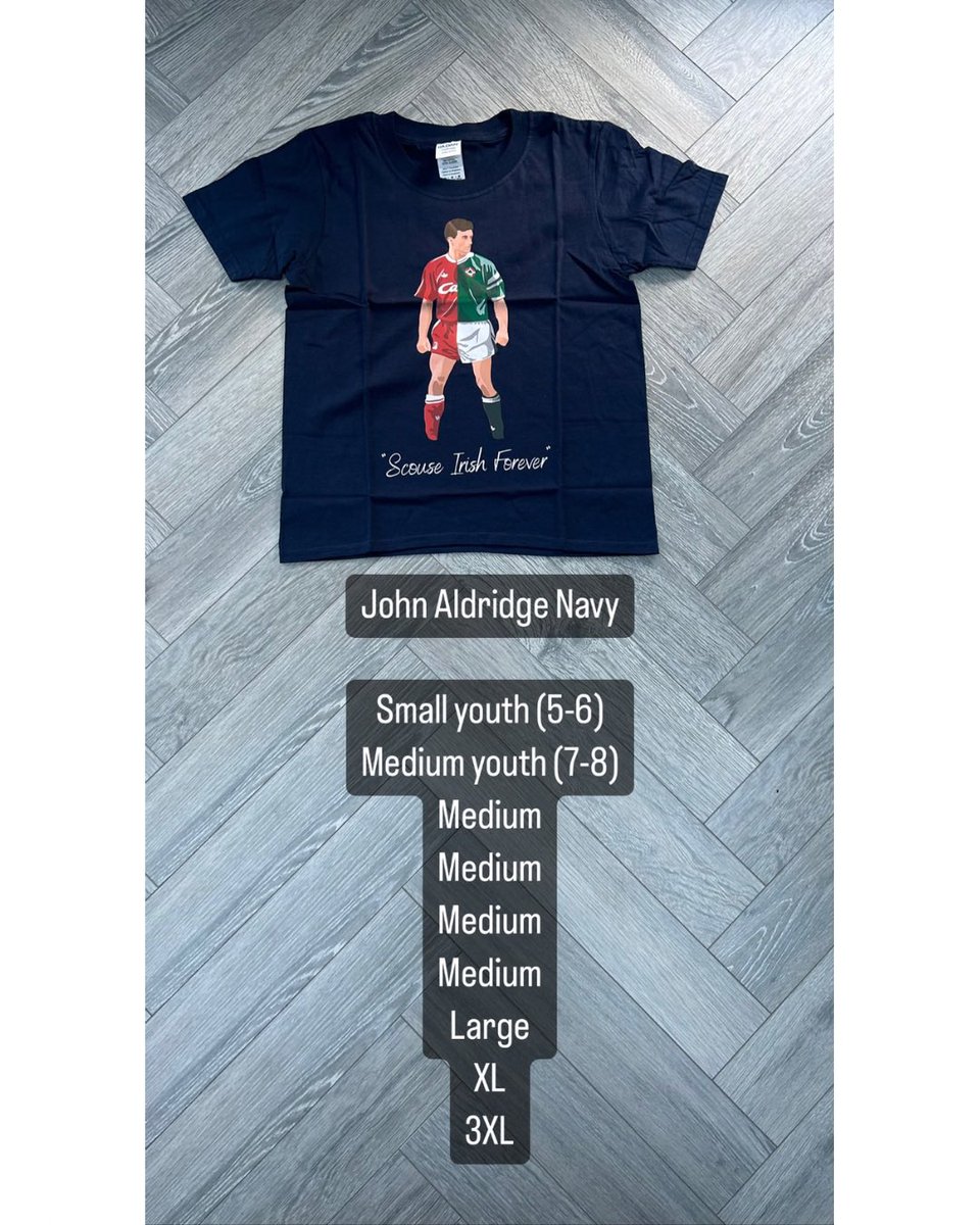 ScouseIrish1's tweet photo. 💚🤍🧡 SALE ❤️🤍❤️ Liverpool, John Aldridge T-Shirts £8 each. Inbox now! First come first served! ALL STOCK MUST GO!
#scouse #irish #scouseirish #lfc #johnaldridge #aldridge #sale #ireland #liverpool https://t.co/lYaCBXgQCT