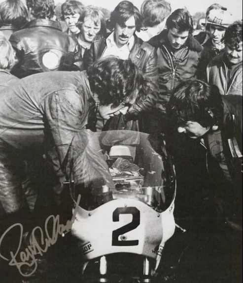 BulldogBDX's tweet photo. I don't know who took this photo but if you do thank them for taking it. This was the days of real #roadracing when the air was thick with 2 stroke and you could stand right at the edge of the course. I miss that.
#NorthernIreland #Roadracing #RayMcCullough #HubertGibson #DromaraDestroyers