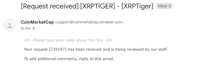xrptigerbsc's tweet photo. 📢 ANNOUNCEMENT 📢
We Just Applied @CoinMarketCap 

Hopefully Xrp Tiger will be listed on CMC soon 

Our Ticket Number '' 735197' 

#XrpTiger #BTC #BSCToken #XRP
#XRPCommunity  #CMC #CoinMarketCap https://t.co/XJ6svI0oiB