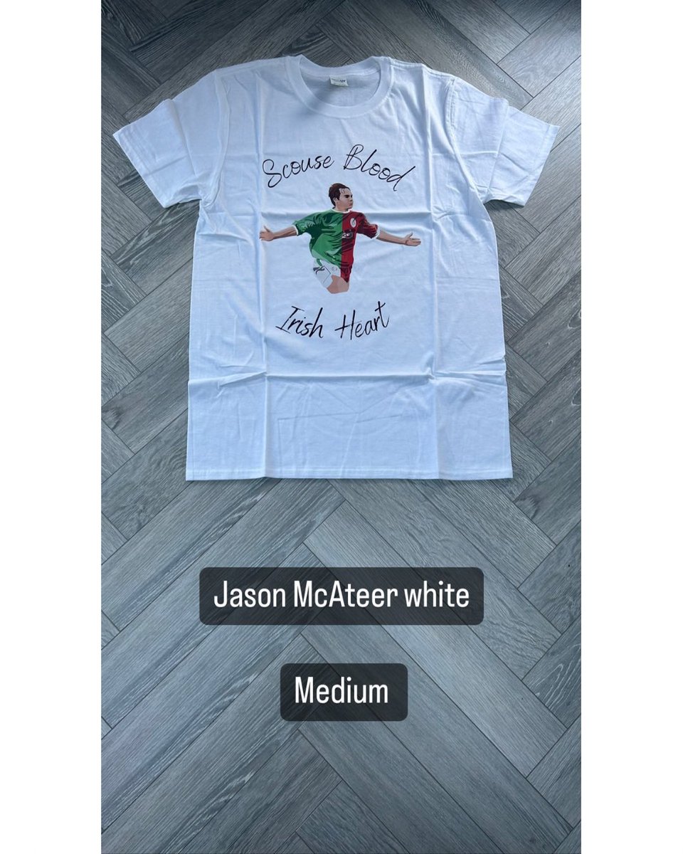 ScouseIrish1's tweet photo. 💚🤍🧡 SALE ❤️🤍❤️ Liverpool, Jason McAteer T-Shirts £8 each. Inbox now! First come first served! ALL STOCK MUST GO!
#scouse #irish #scouseirish #lfc #jasonmcateer #mcateer #sale #ireland #liverpool https://t.co/u4zon61Ybc