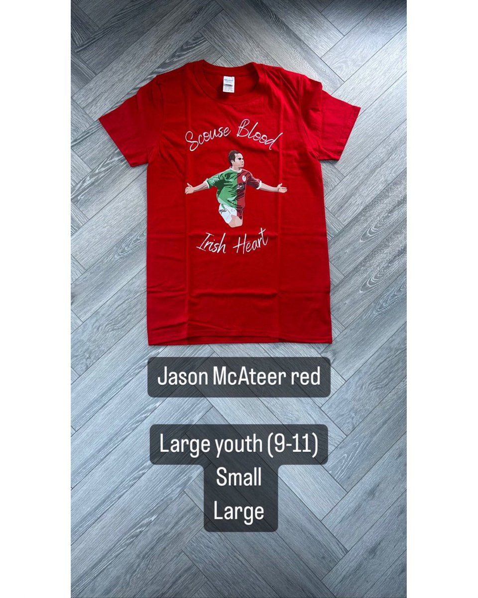 ScouseIrish1's tweet photo. 💚🤍🧡 SALE ❤️🤍❤️ Liverpool, Jason McAteer T-Shirts £8 each. Inbox now! First come first served! ALL STOCK MUST GO!
#scouse #irish #scouseirish #lfc #jasonmcateer #mcateer #sale #ireland #liverpool https://t.co/u4zon61Ybc