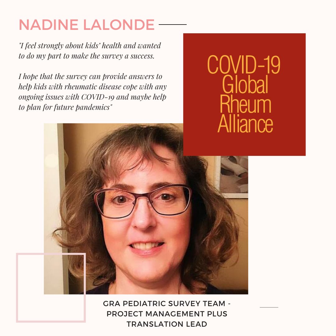 Now that we ended the survey, it is time to appreciate our members' efforts 🥳 Introducing GRA family member, Nadine Lalonde! Nadine has been with us since the very beginning and has been a tremendous source of support. Let's give a big round of applause to Nadine! 🤩