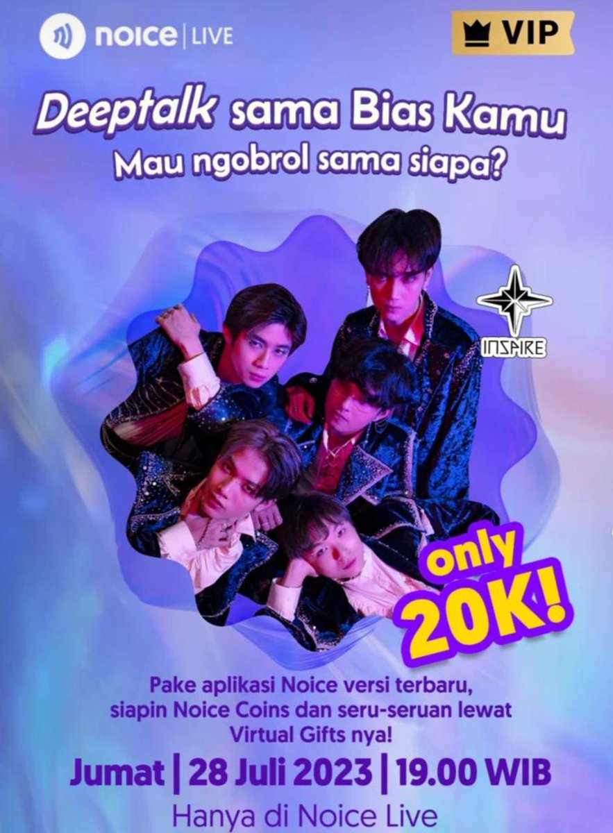 empire__ofc's tweet photo. malem empire❣️❣️ jumat ini bakal ada vip noice live lagi nihhh. kali ini temanya *Deeptalk Sama Bias* kapan lagi bisa deeptalk ma bias. yuuu join!! tiket bisa dibeli di siniii https://t.co/s91D9euW9u

#Inspire #empire #timnas #noice #VIP https://t.co/3hCpBkM0hY