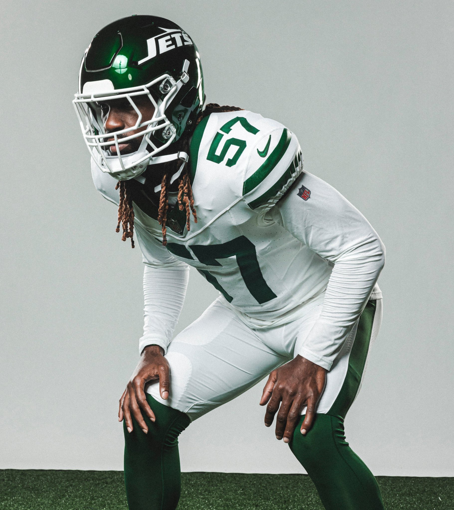 New York Jets: Jets Legacy White Throwback Uniforms